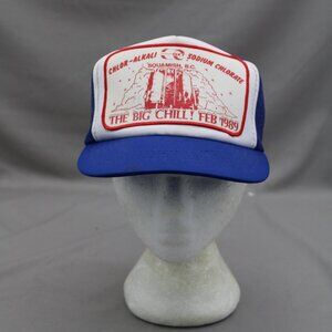 Vintage Patched Trucker Hat - Canadian Oxy the Big Chill 89 - Adult Snapback